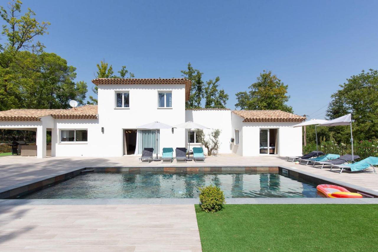 Superbe Villa Seillans La Grande Bastide Avec Piscine, Jardin, Climatisation Et Salle De Sport Εξωτερικό φωτογραφία